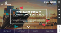 Desktop Screenshot of kg-logistics.co.uk